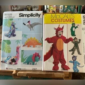 2 Patterns Crafts, Never Cut! McCalls MP440 & Simplicity R11526